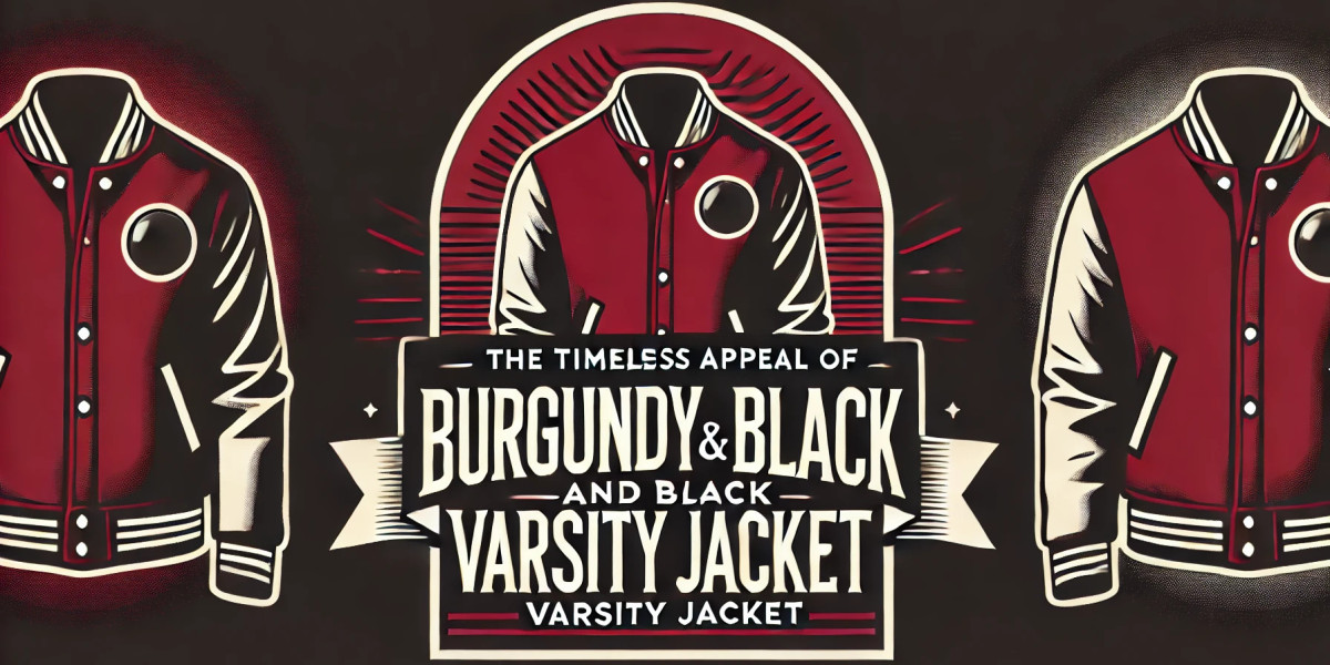 The Timeless Appeal of a Burgundy and Black Varsity Jacket