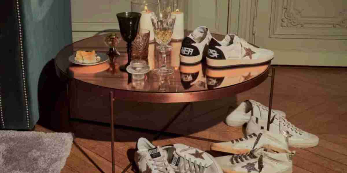 Golden Goose design ethos of bright colors and detailed